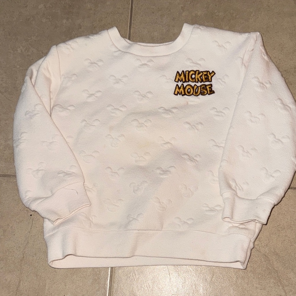 Mickey Mouse Embossed Sweatshirt